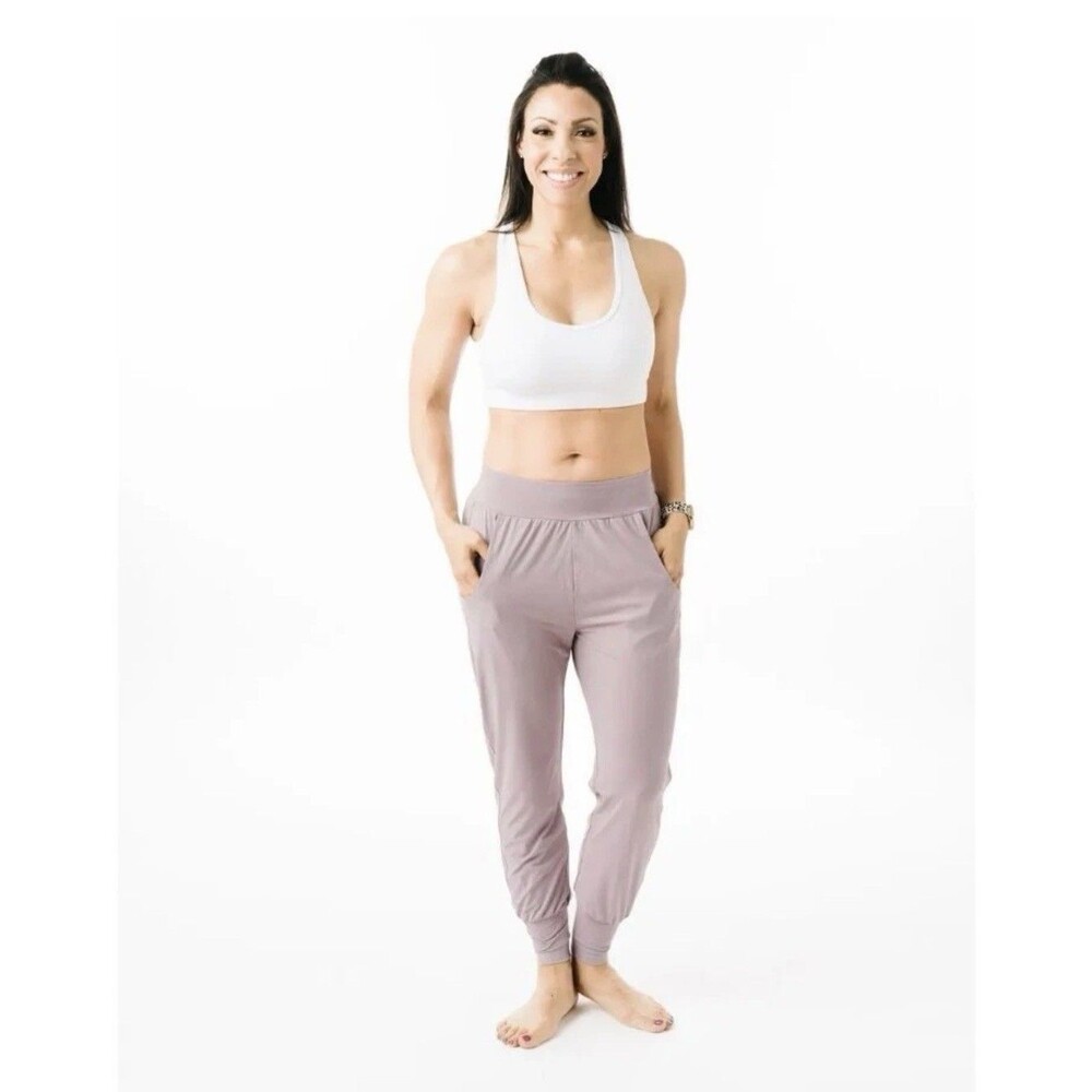 Zyia Active, Medium | Lilac 'Jogger in‎ a bottle 2' Work Out Yoga Pants
